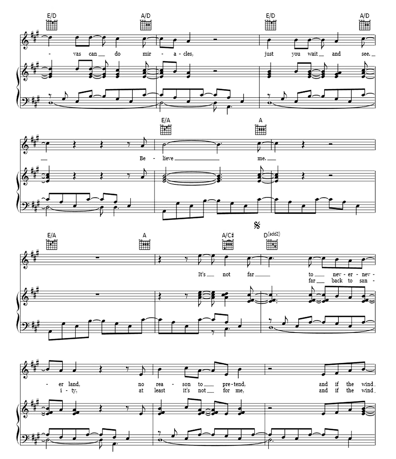 Sailing sheet music 2