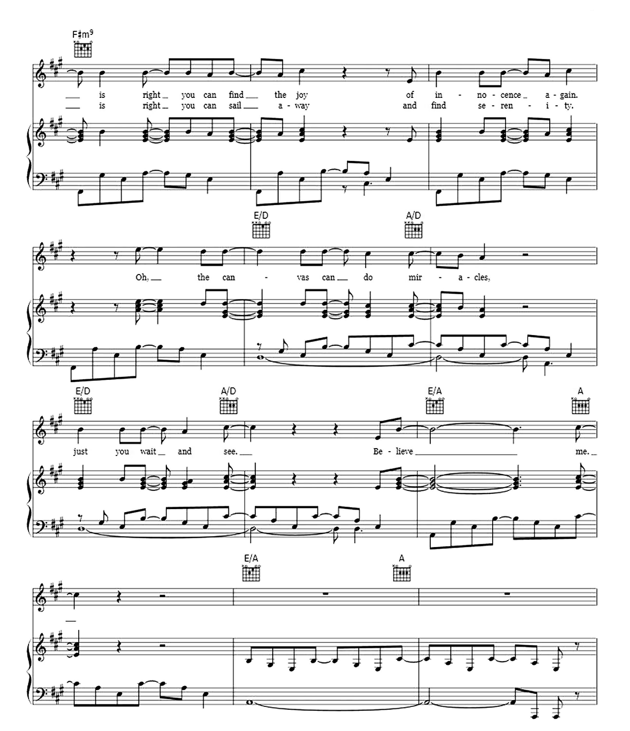 Sailing sheet music 3