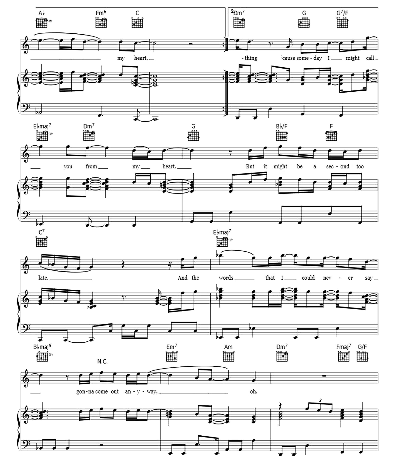 You Give Me Something sheet music 4