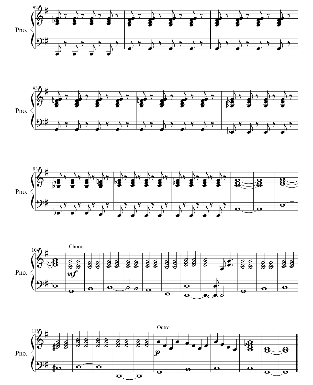 Fool For You sheet music 3