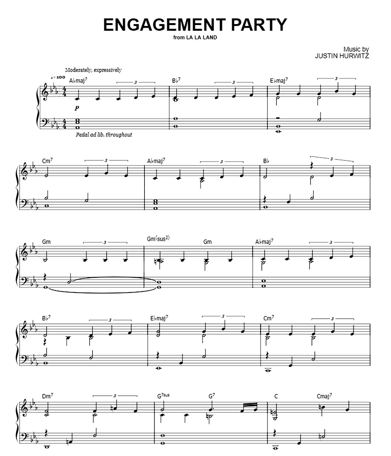 Engagement Party sheet music