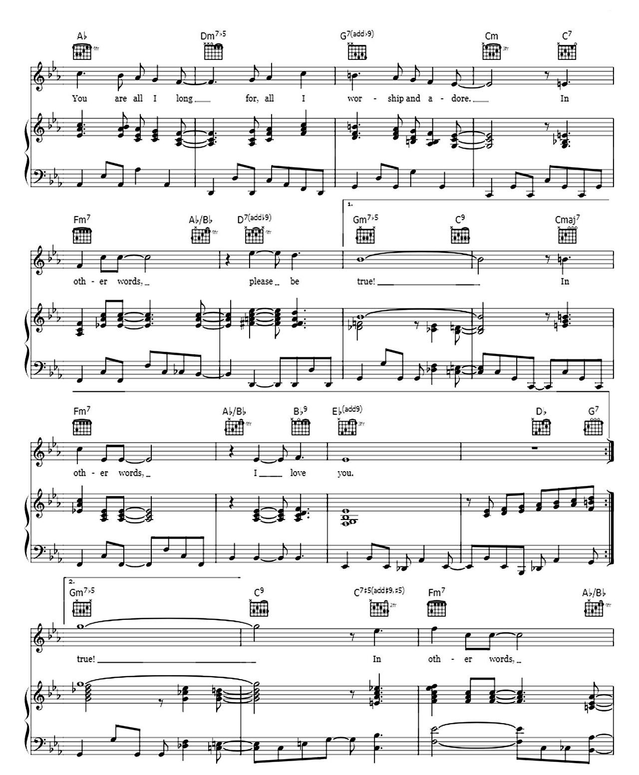 Fly Me To The Moon sheet music 3