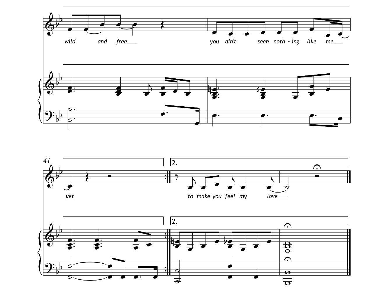 Make You Feel My Love sheet music 5