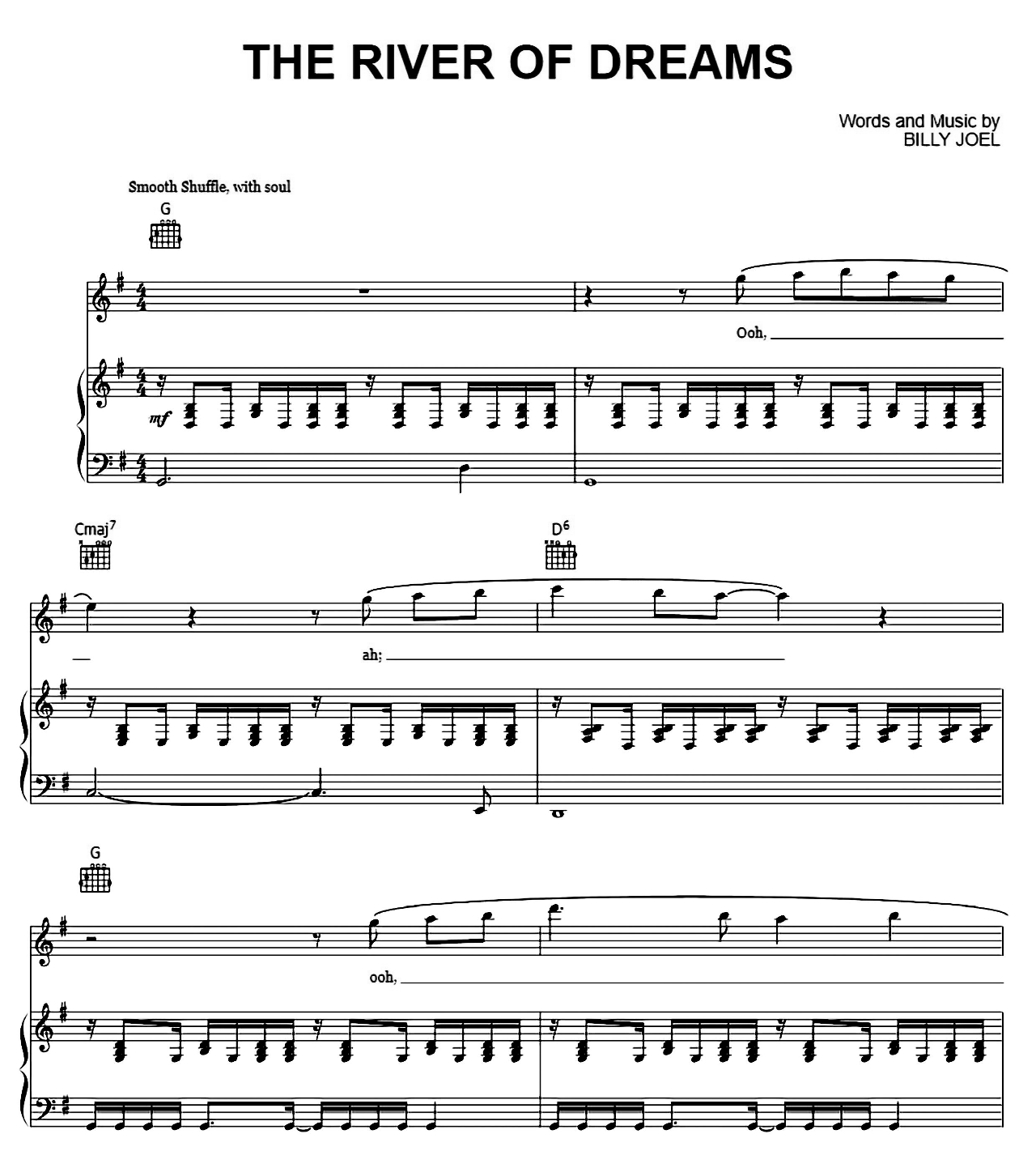 The River Of Dreams sheet music