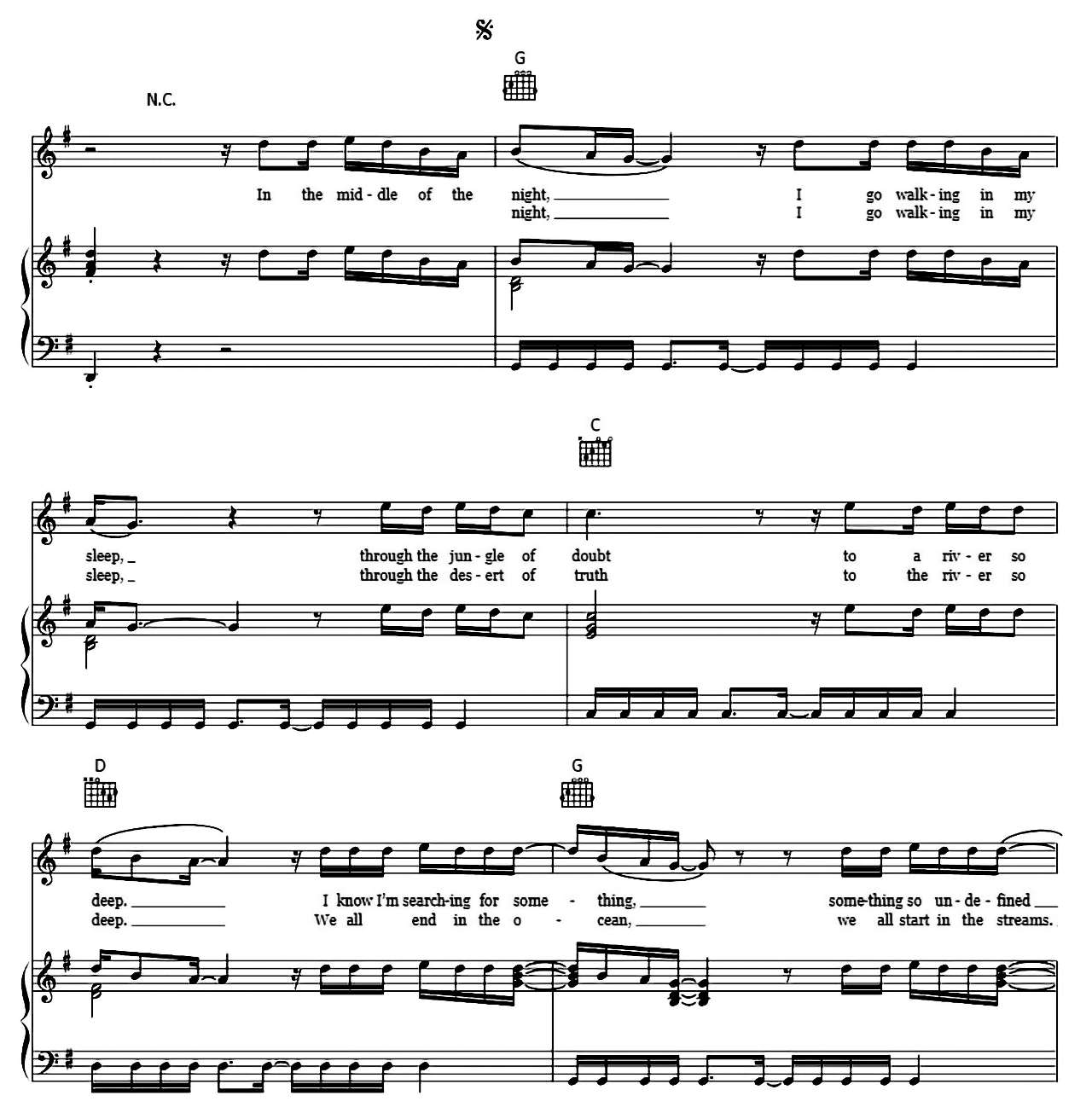 The River Of Dreams sheet music 4