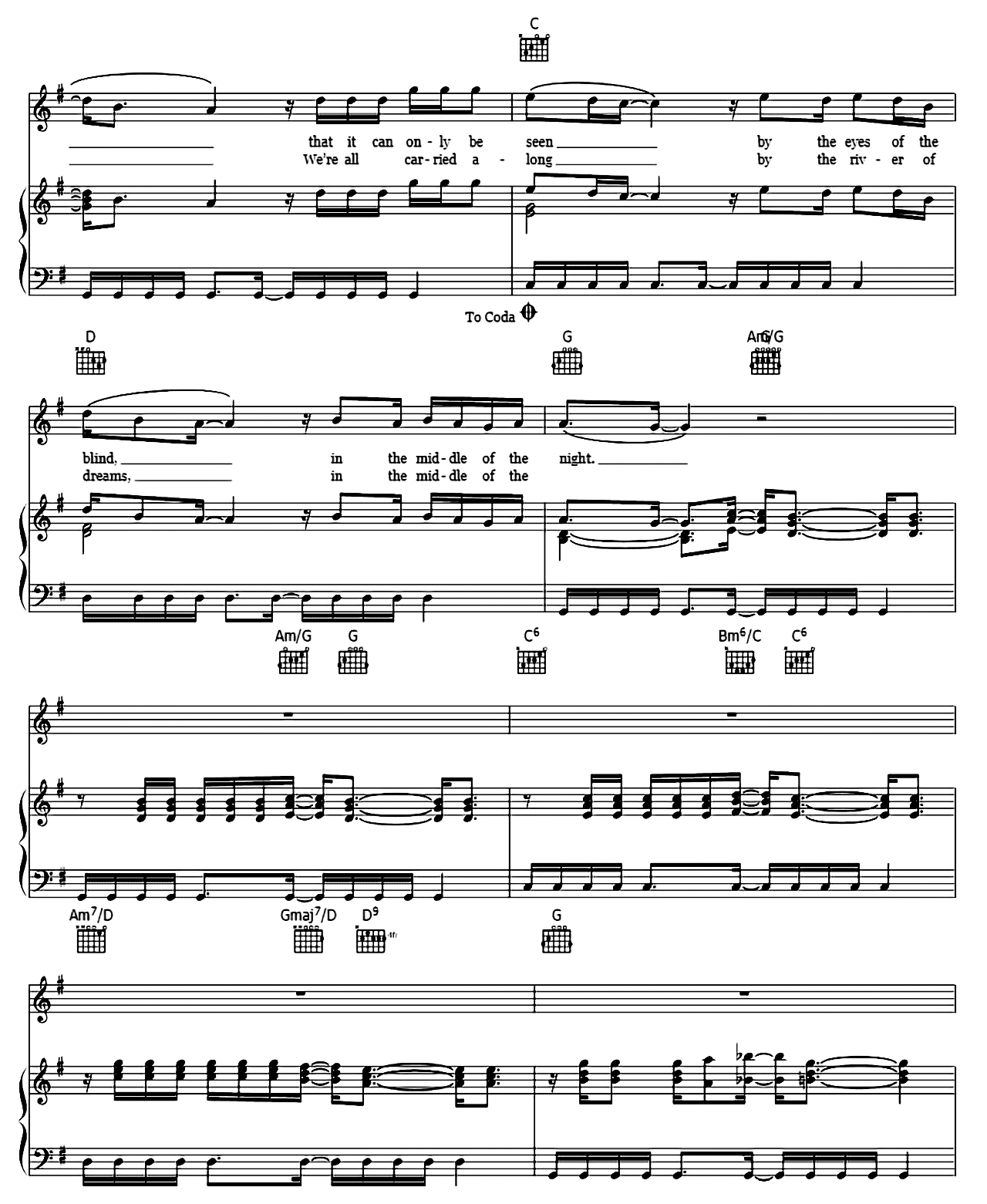 The River Of Dreams sheet music 5