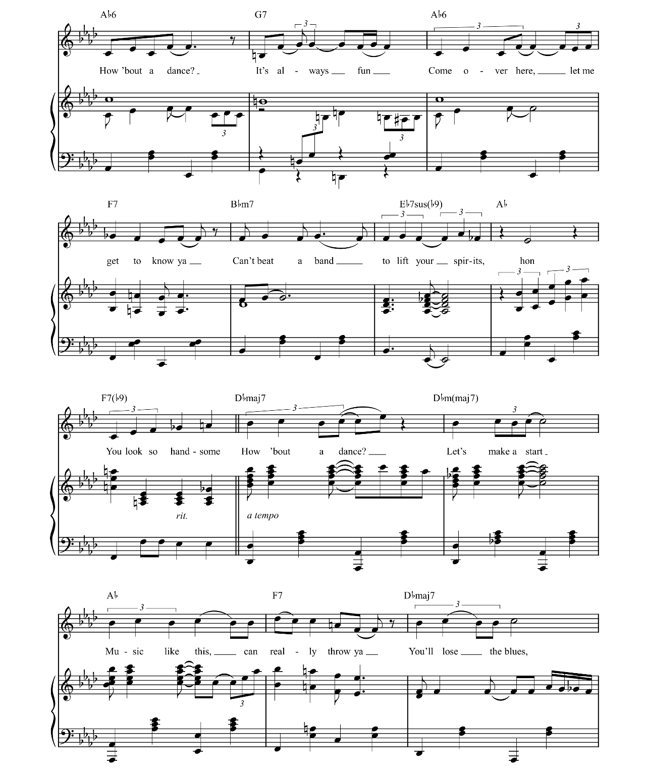 How Bout A Dance (from Bonnie & Clyde) sheet music 2