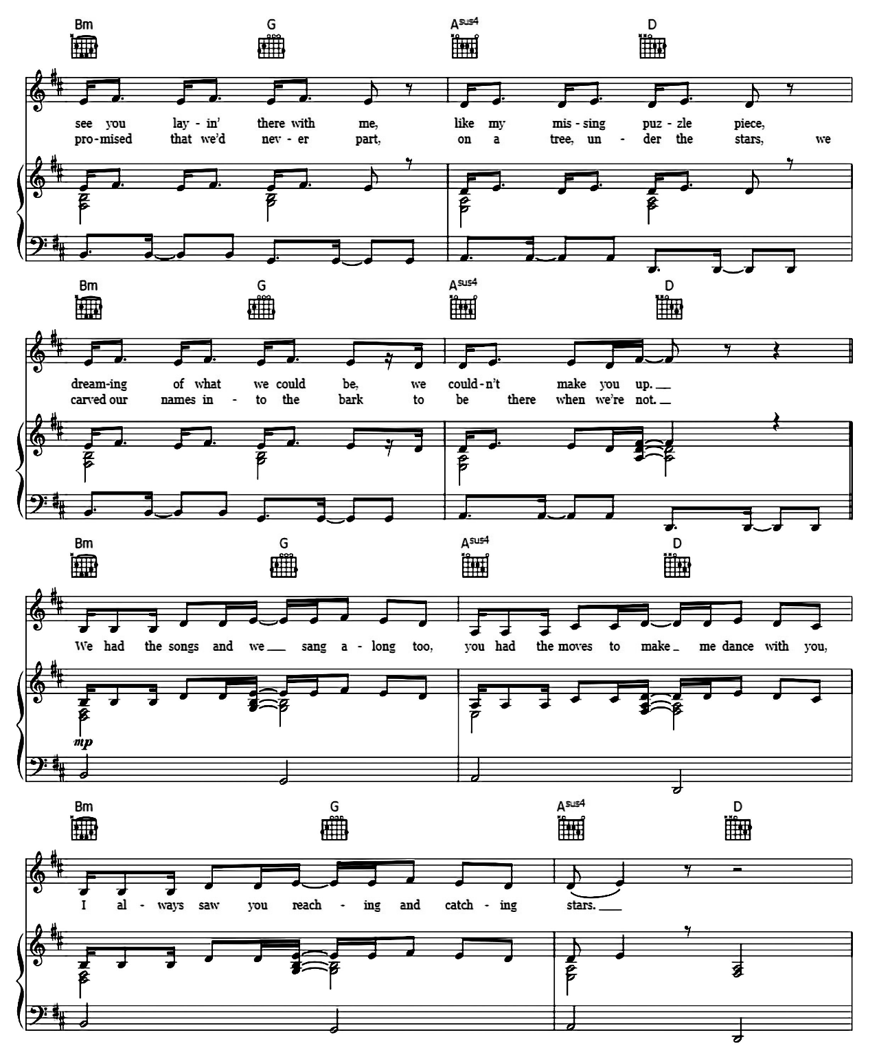 Follow Your Fire sheet music 2