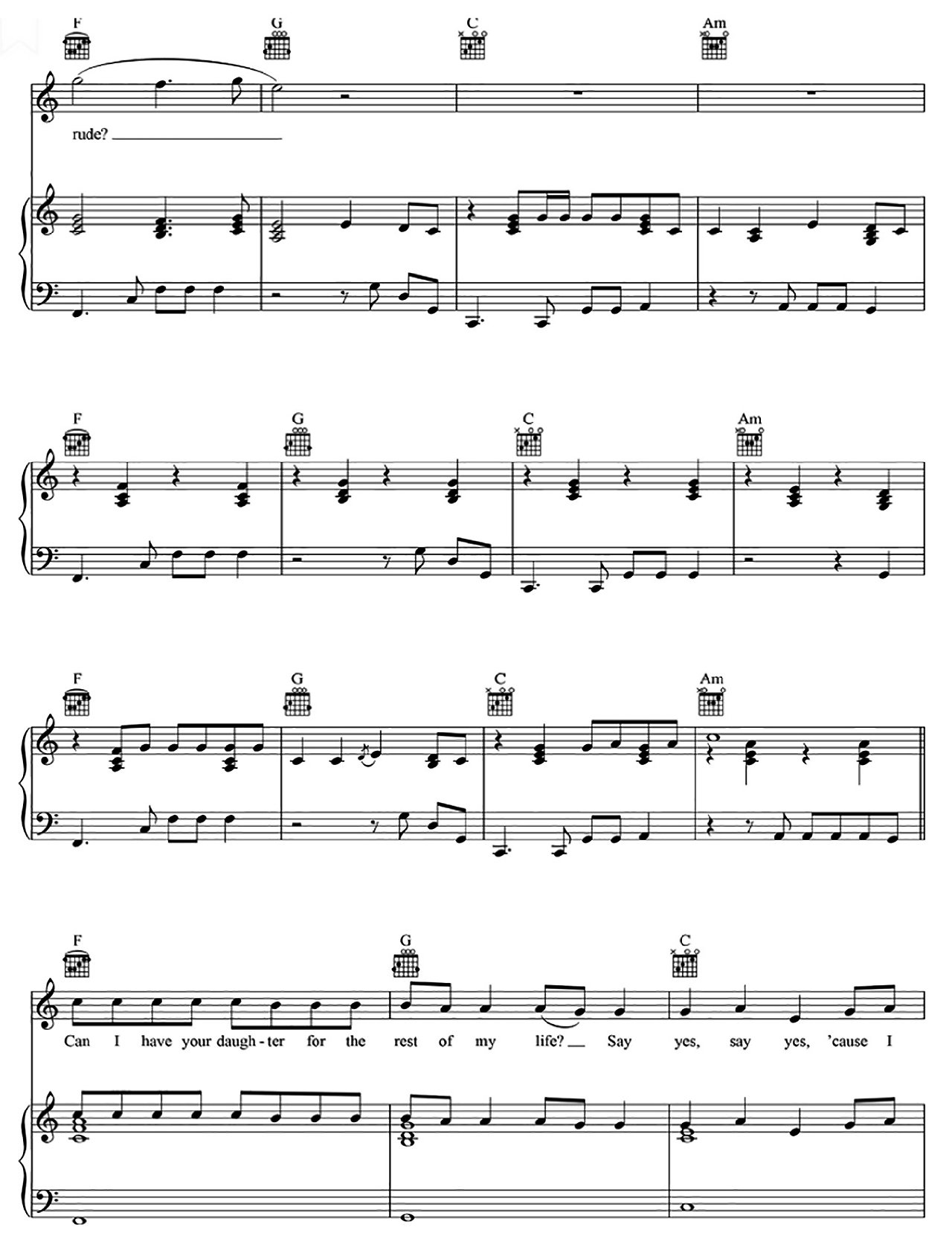 Rude sheet music 5