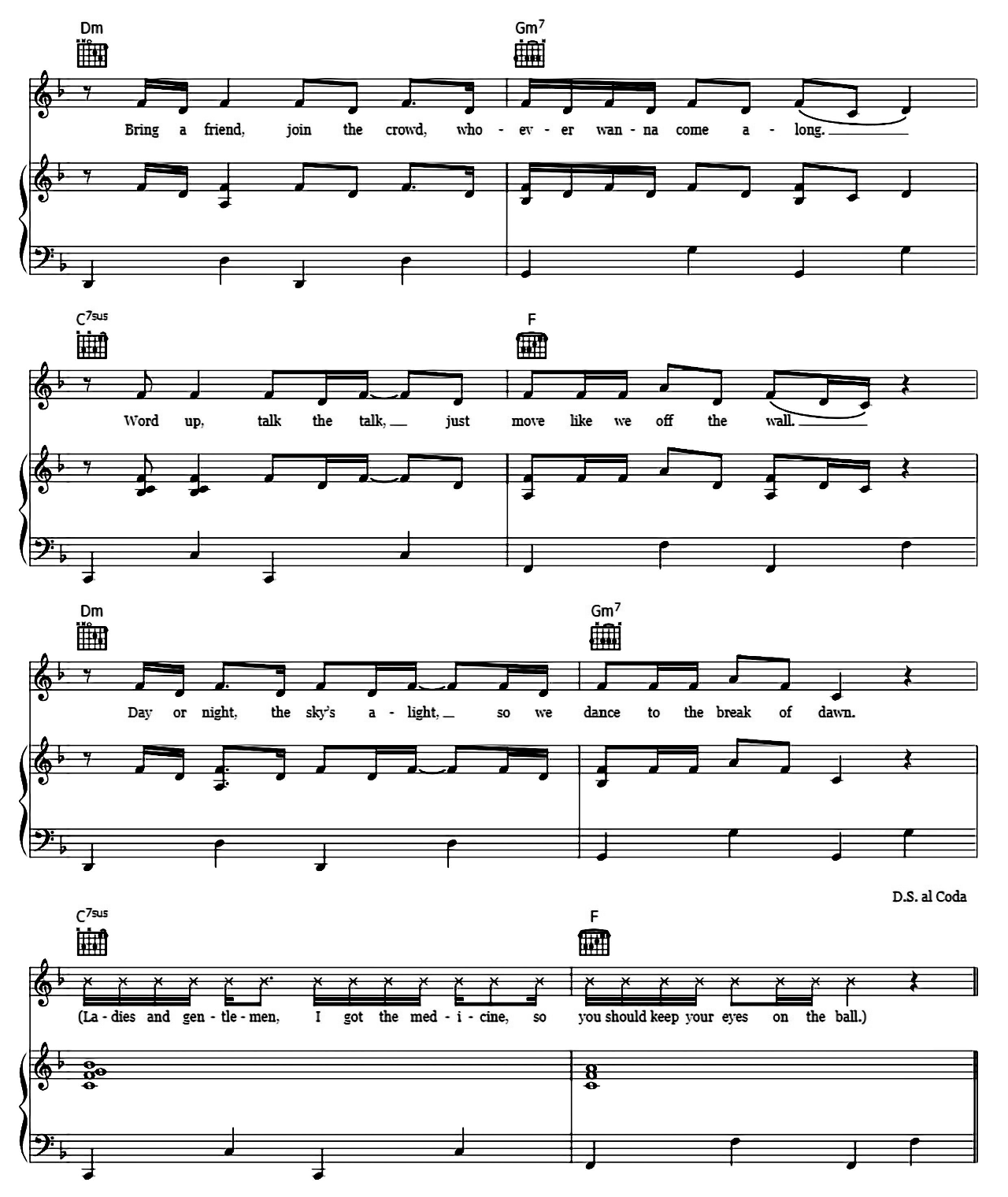 Dynamite sheet music 4