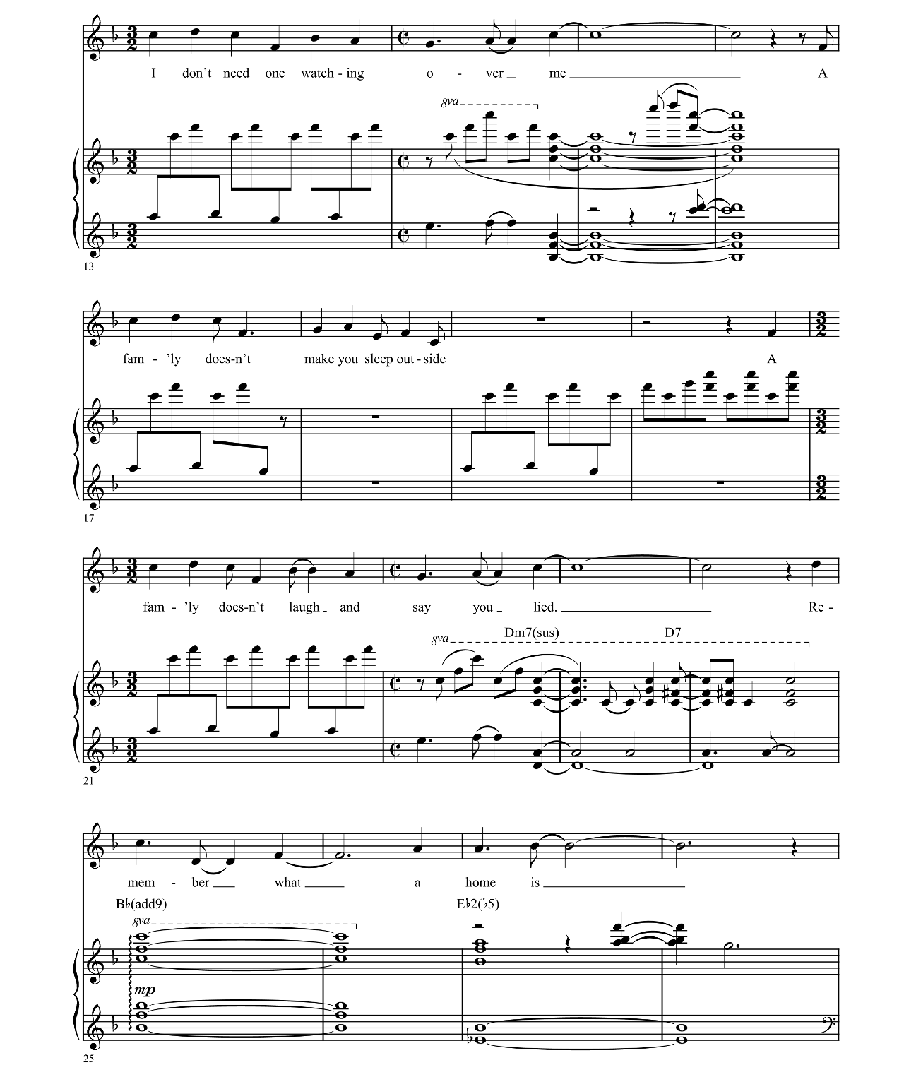 Middle Of A Moment (from James And The Giant Peach) sheet music 2