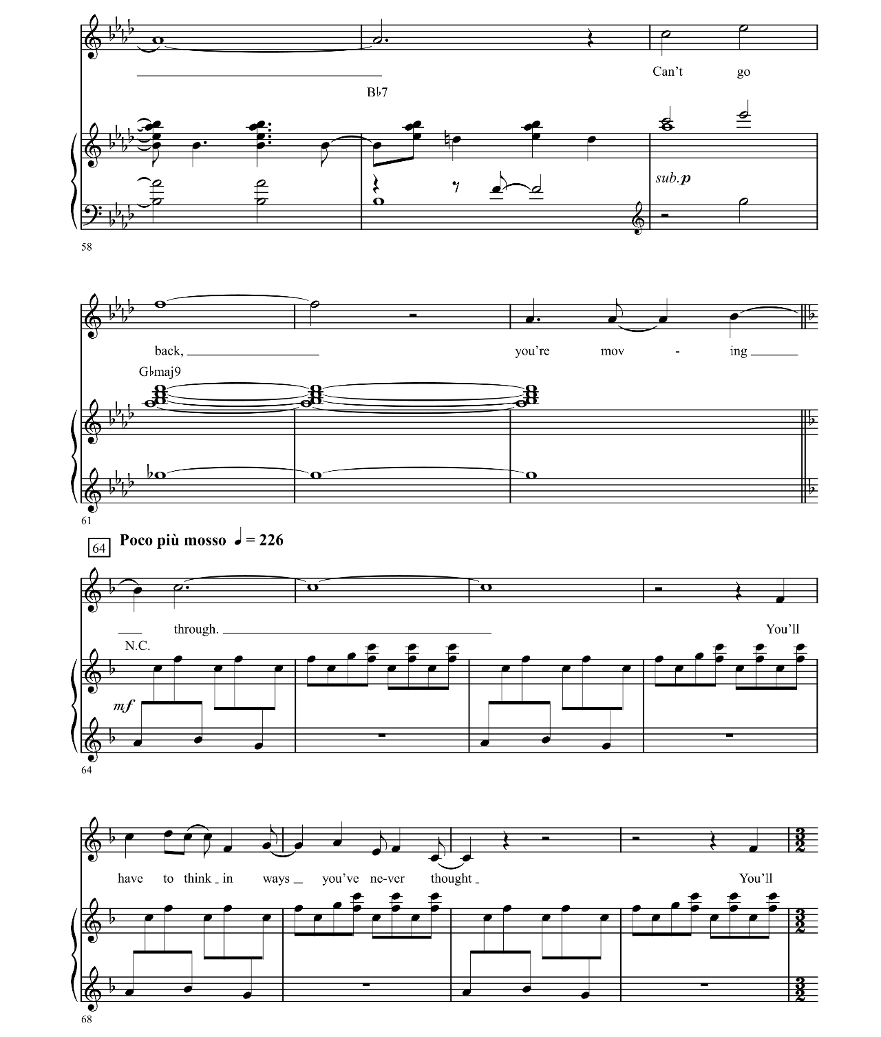 Middle Of A Moment (from James And The Giant Peach) sheet music 5