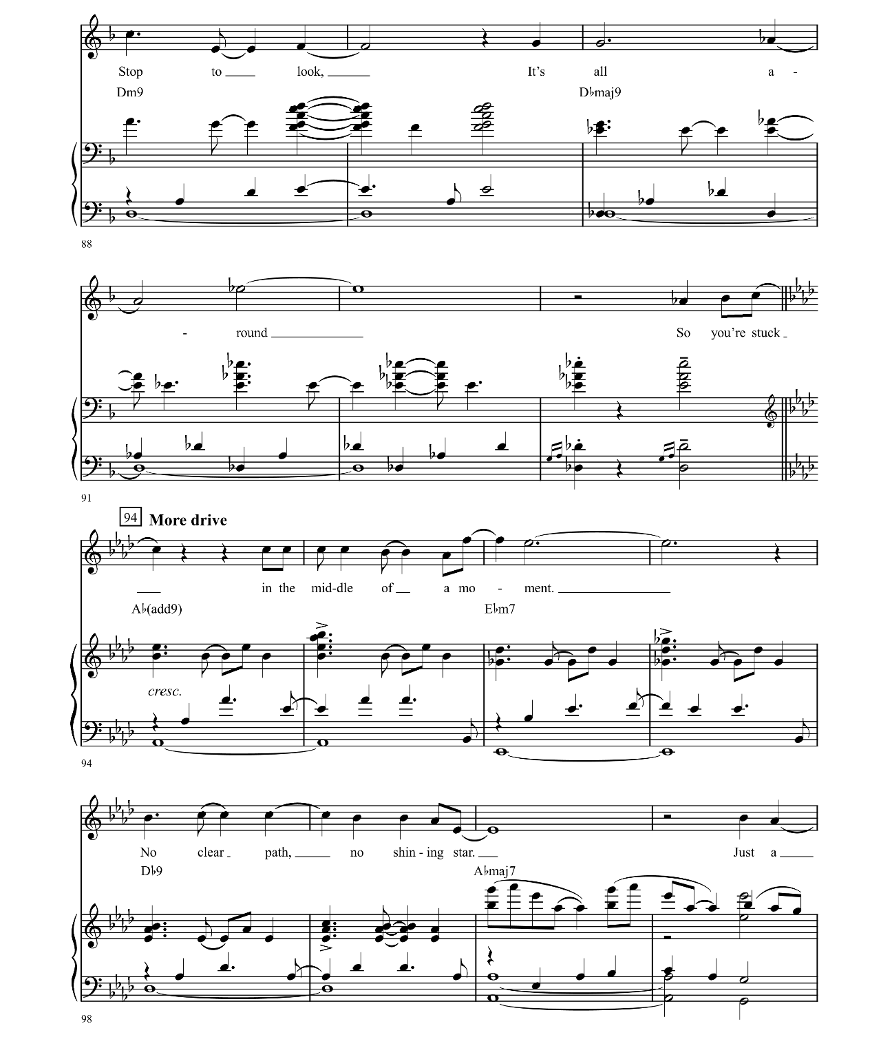 Middle Of A Moment (from James And The Giant Peach) sheet music 7