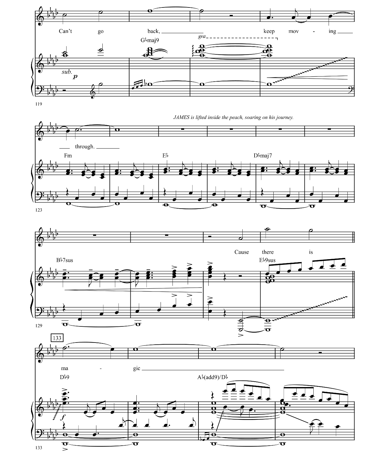 Middle Of A Moment (from James And The Giant Peach) sheet music 9