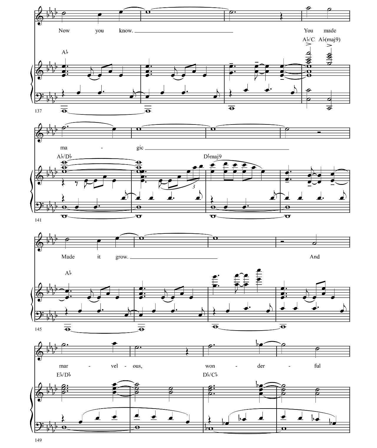 Middle Of A Moment (from James And The Giant Peach) sheet music 10