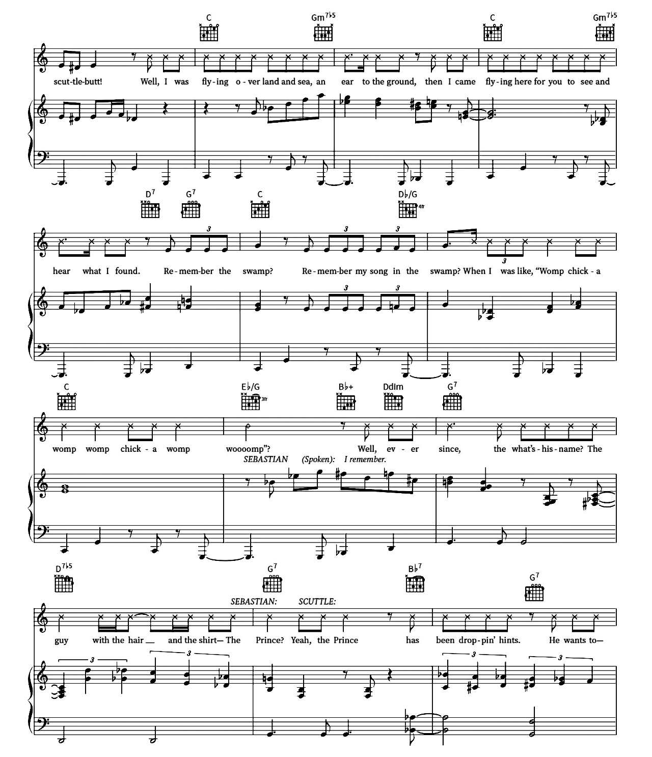 The Scuttlebutt sheet music 2