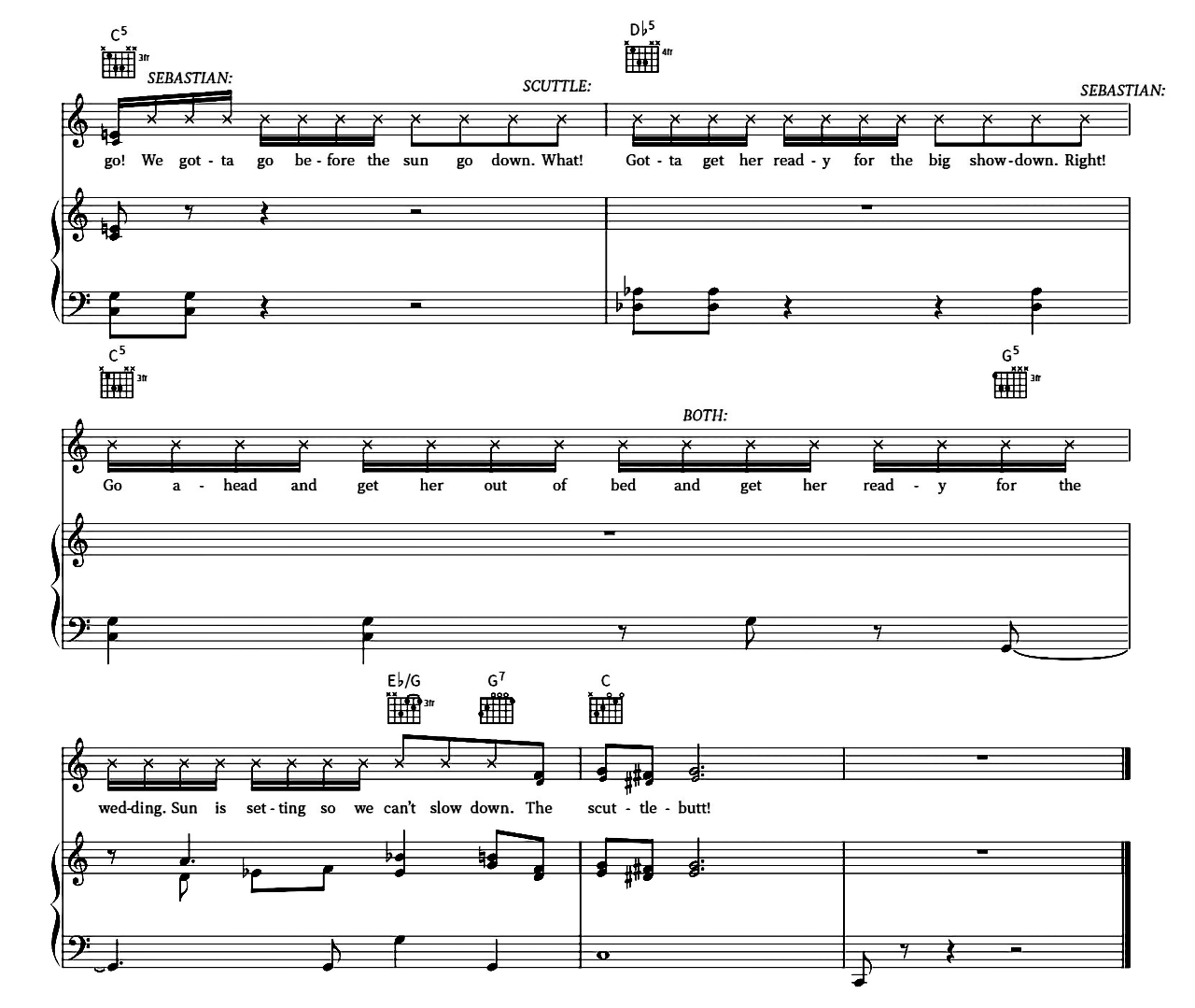 The Scuttlebutt sheet music 6