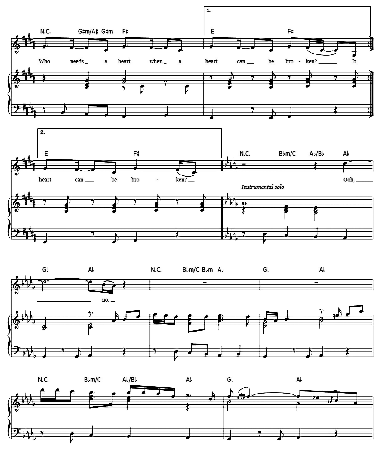 What's Love Got To Do With It sheet music 4