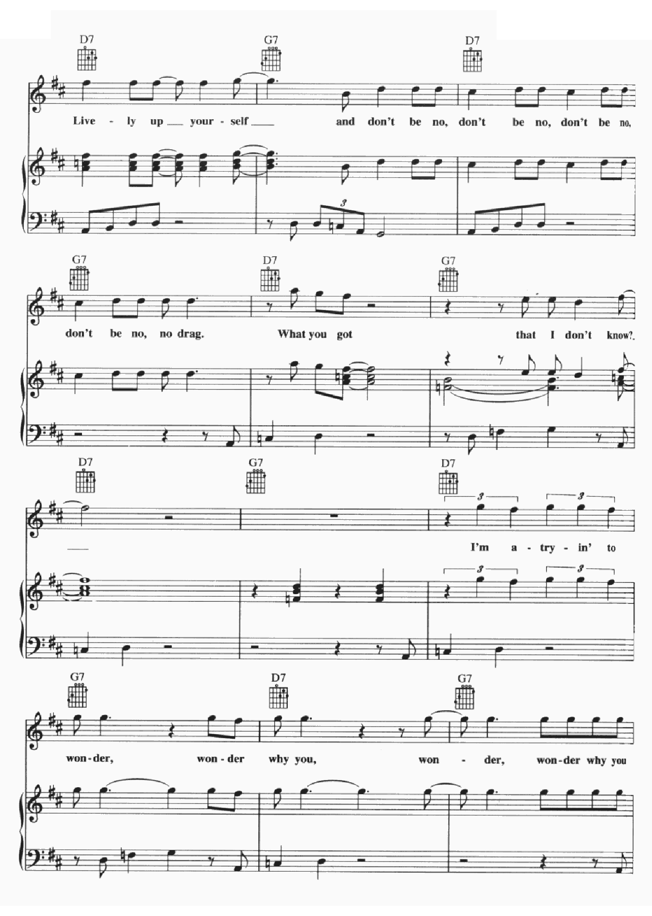 Lively Up Yourself sheet music 6