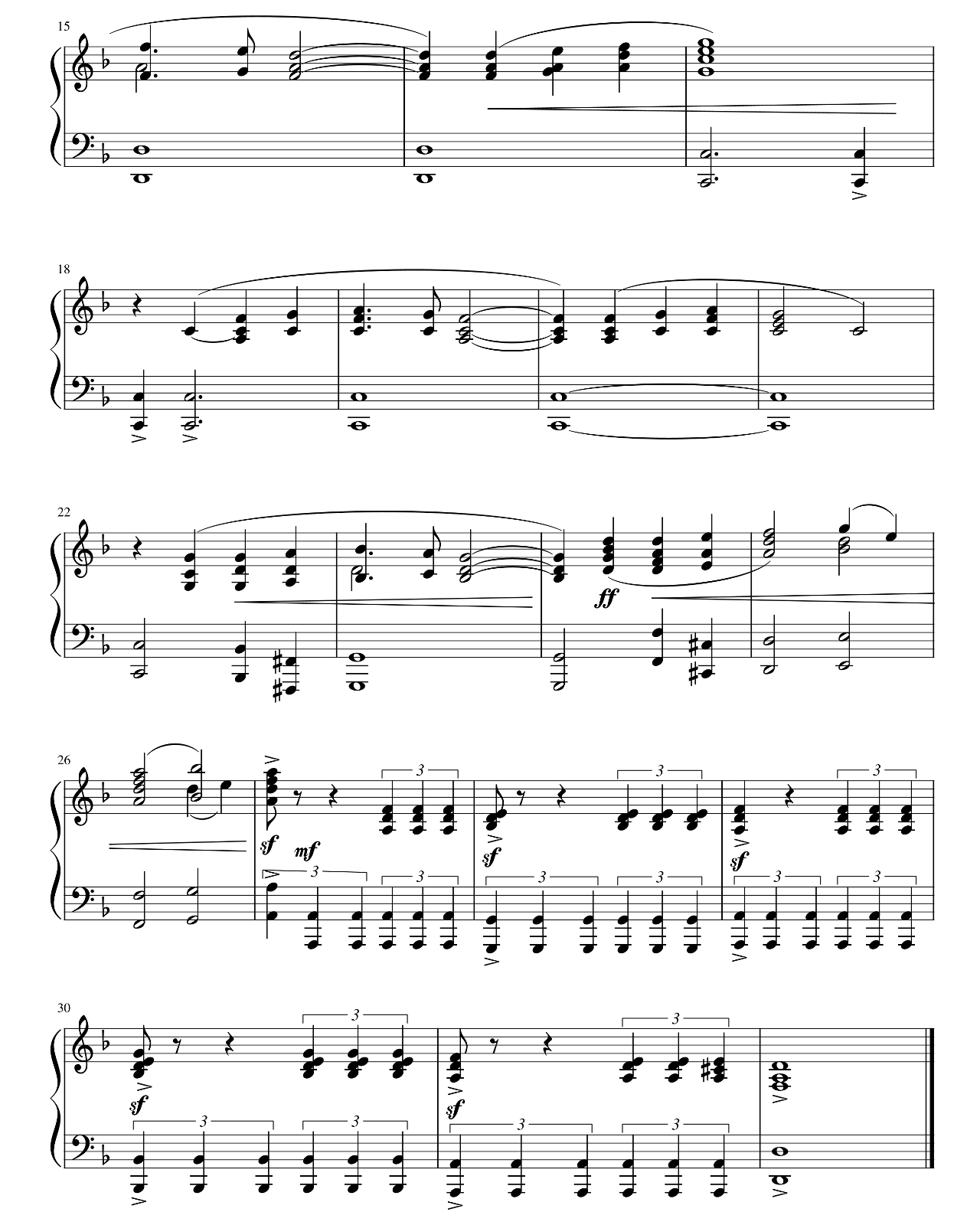 The Battle (from Gladiator) sheet music 2