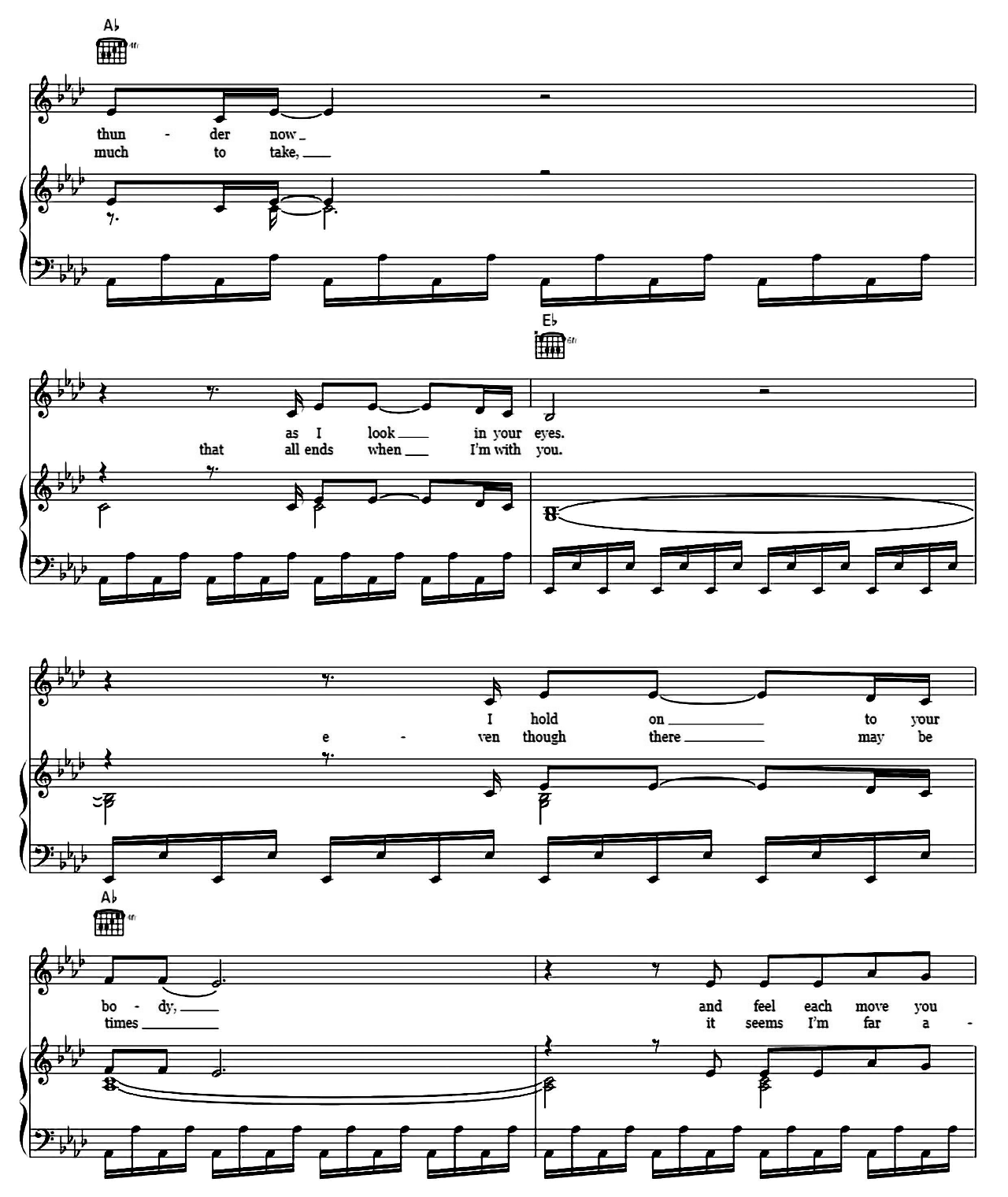The Power Of Love sheet music 2