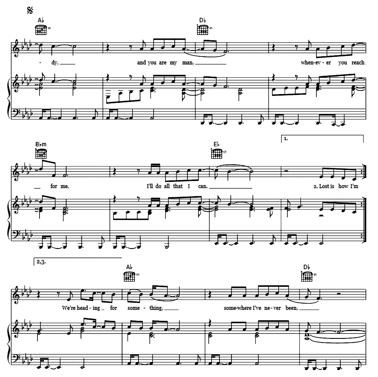 The Power Of Love sheet music 4