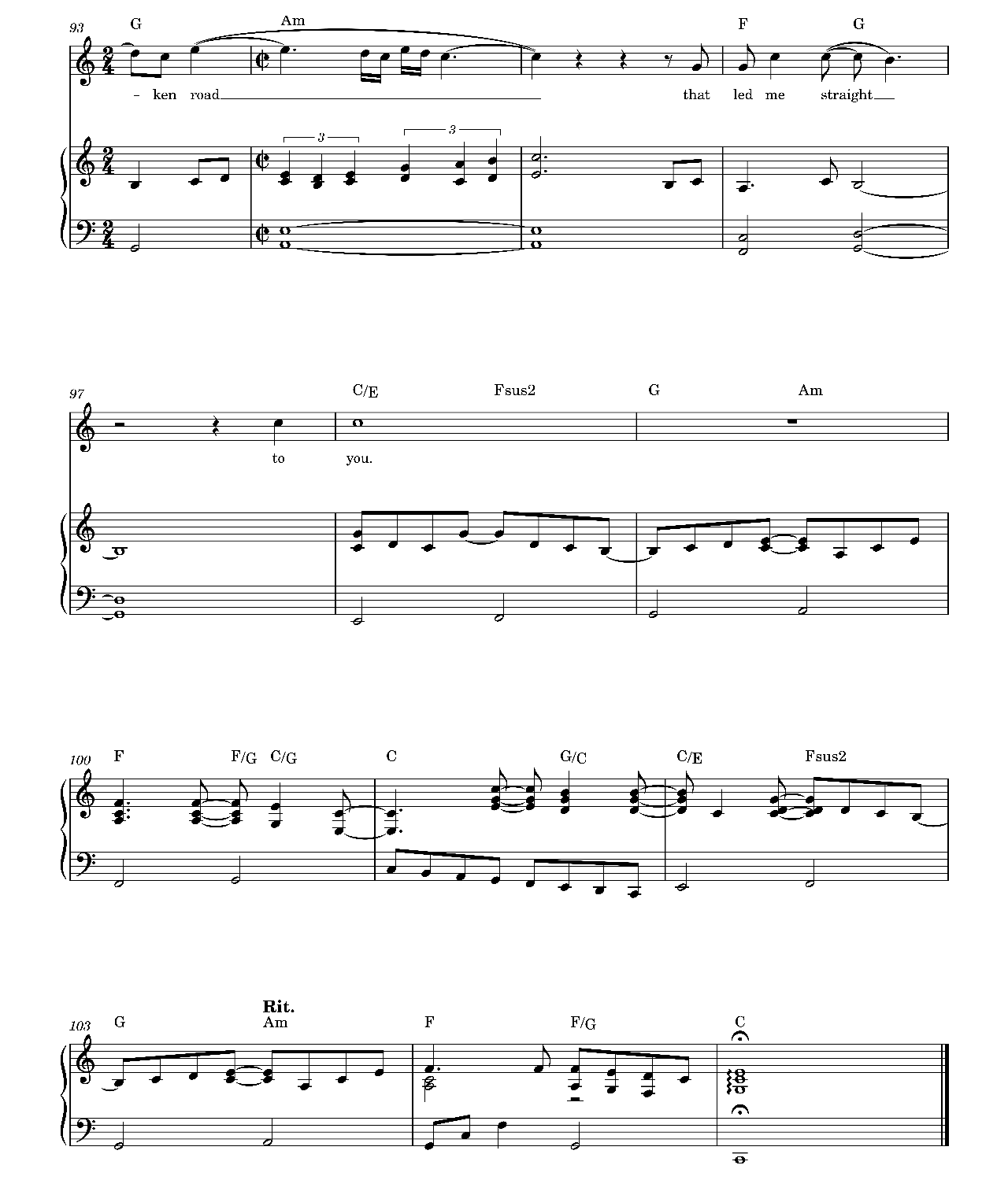 Bless The Broken Road sheet music 7