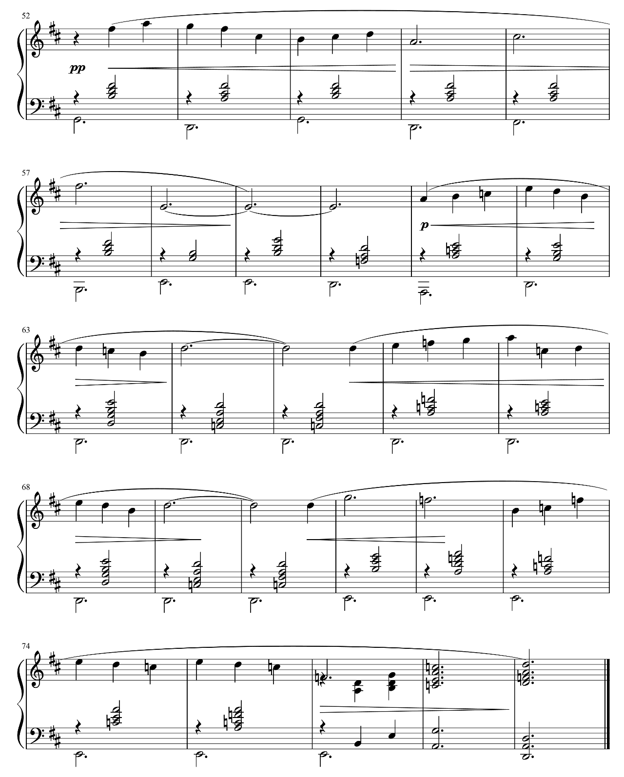 Gymnopedie No1 sheet music 3