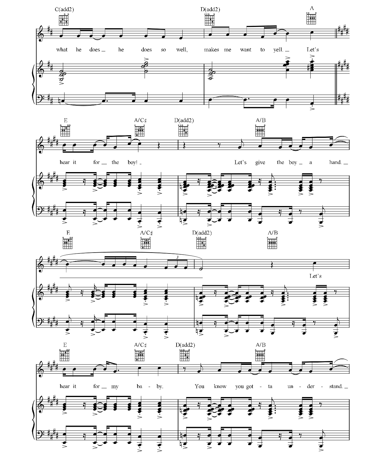 Let's Hear It For The Boy (from Footloose) sheet music 7