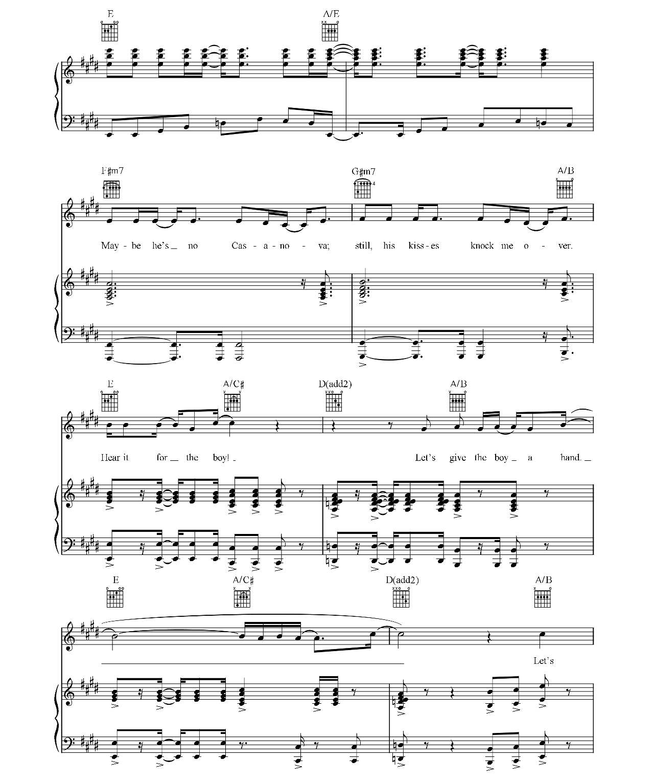 Let's Hear It For The Boy (from Footloose) sheet music 9