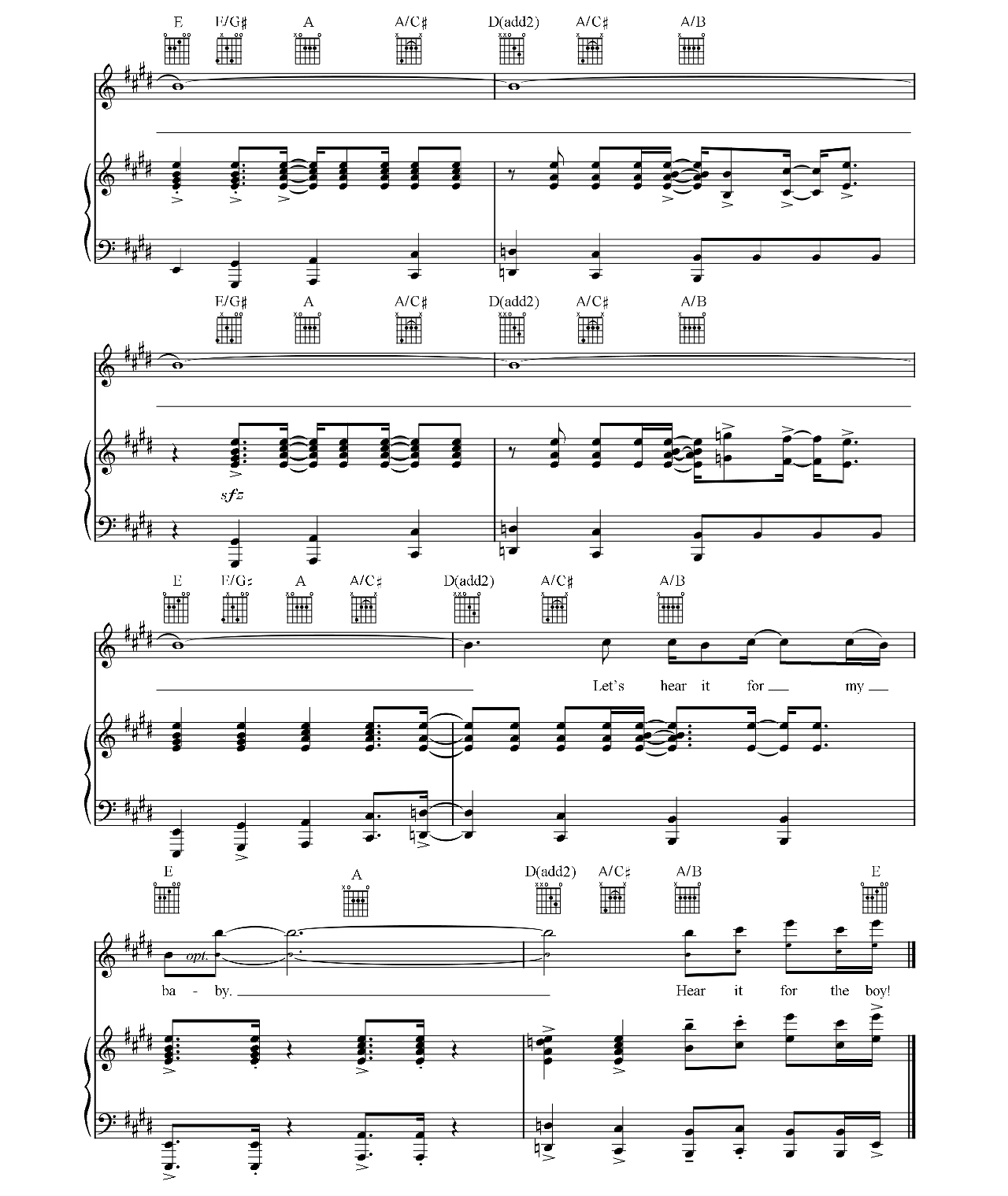 Let's Hear It For The Boy (from Footloose) sheet music 11