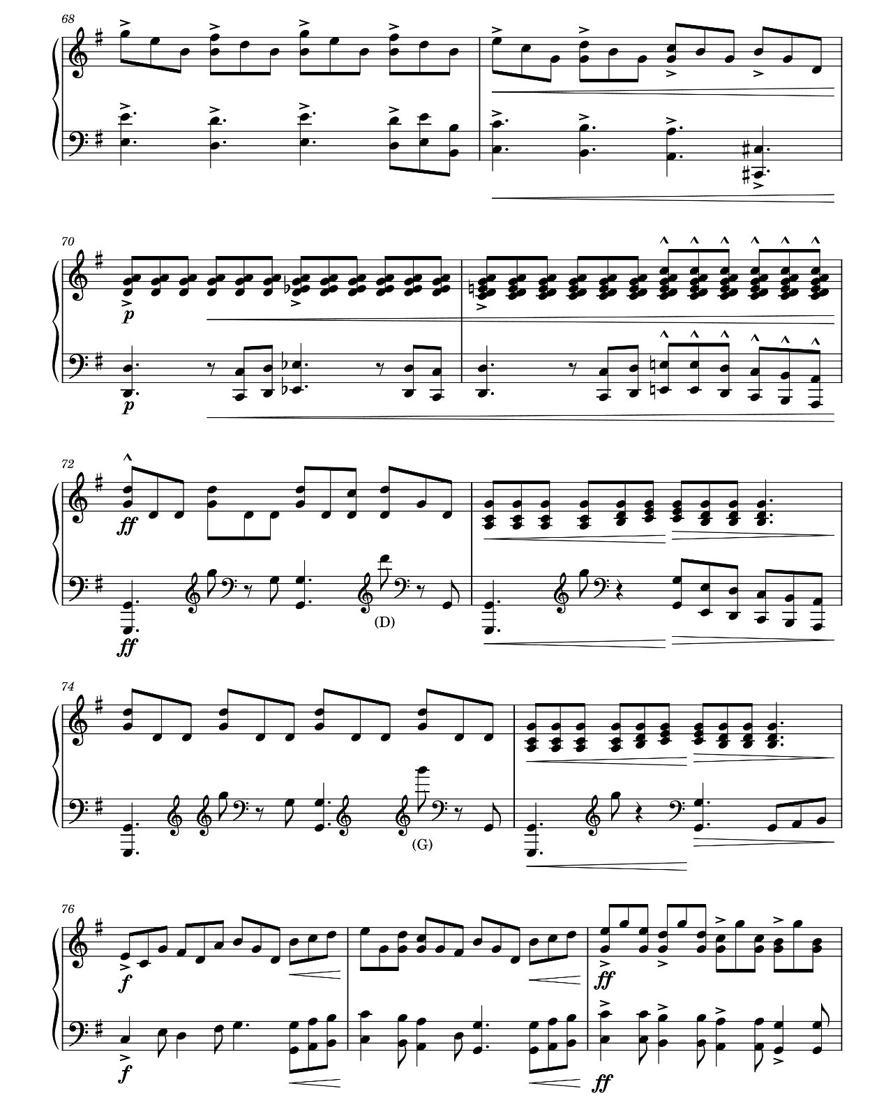 Waterfall sheet music 6