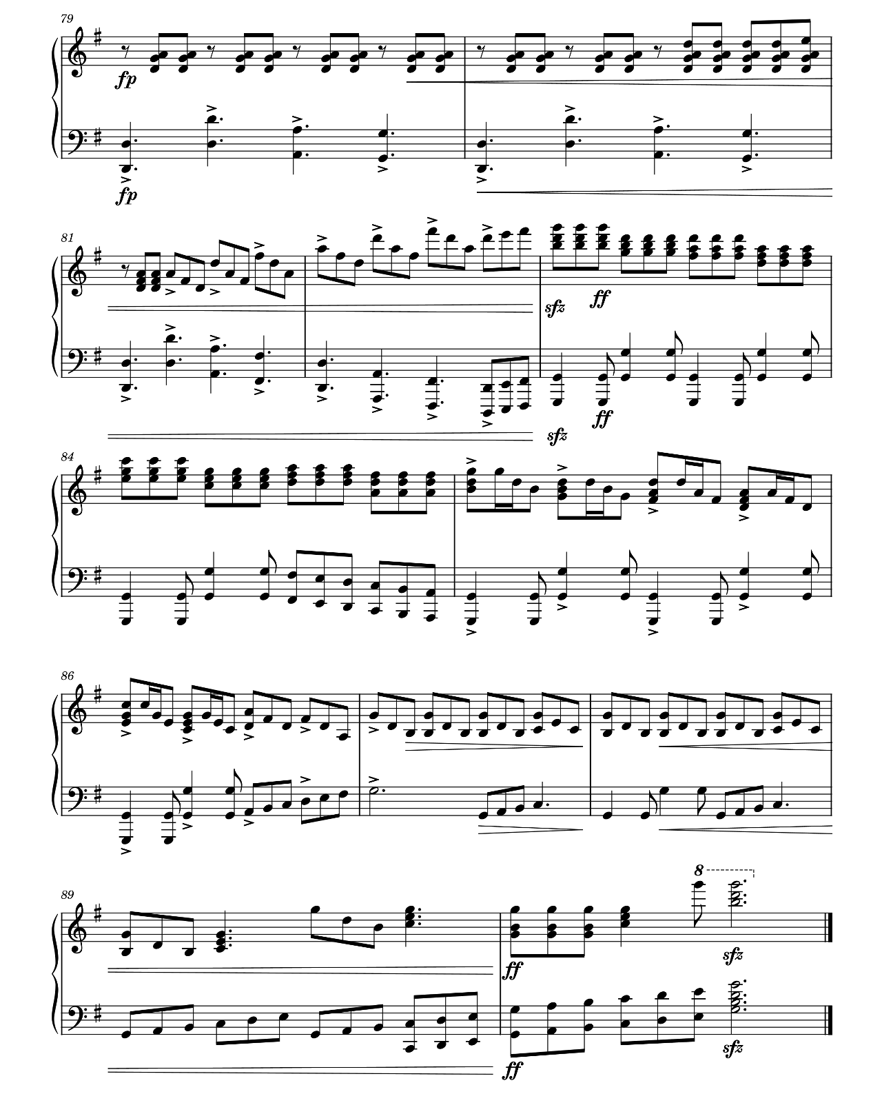 Waterfall sheet music 7