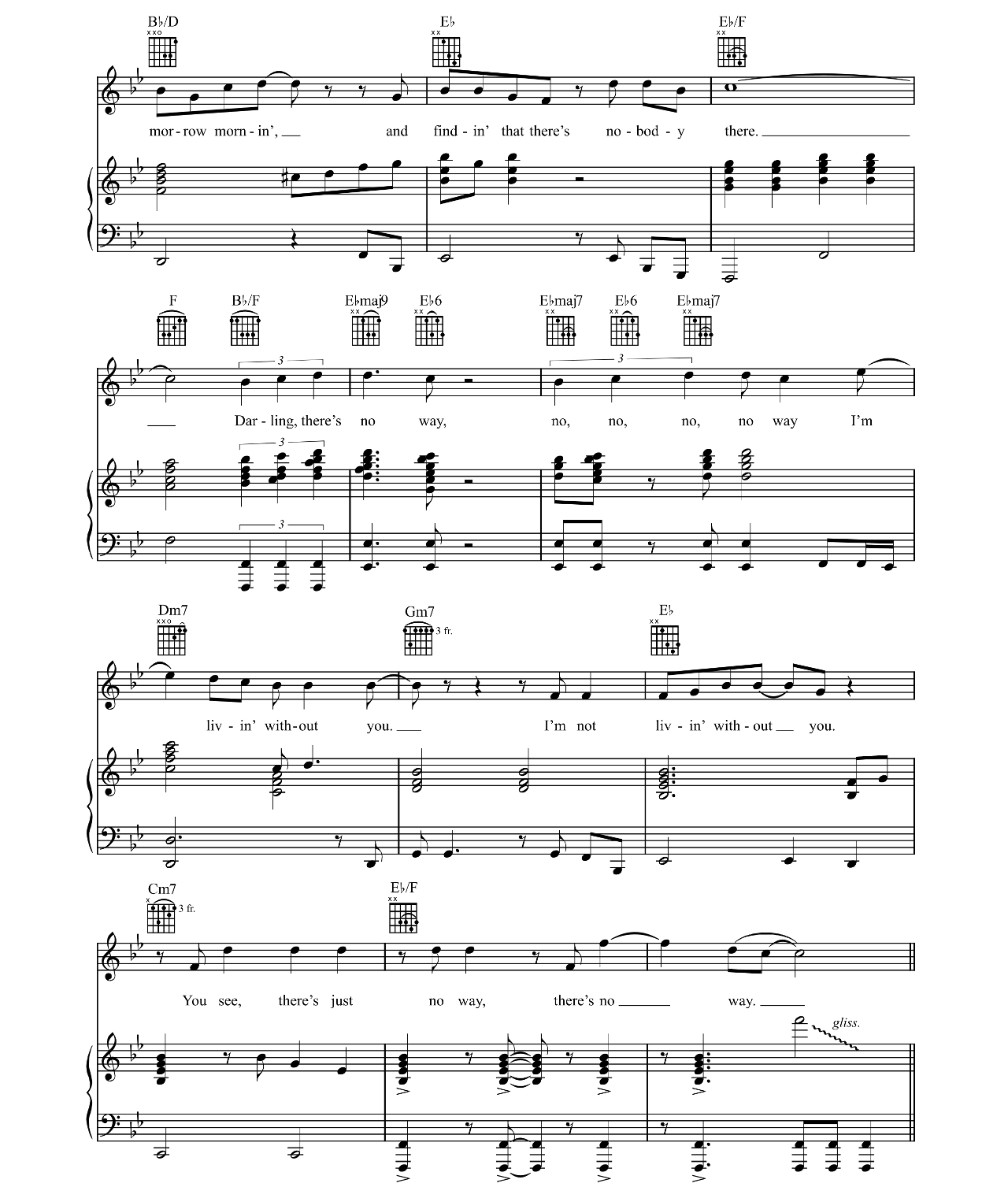 And I Am Telling You I'm Not Going sheet music 5