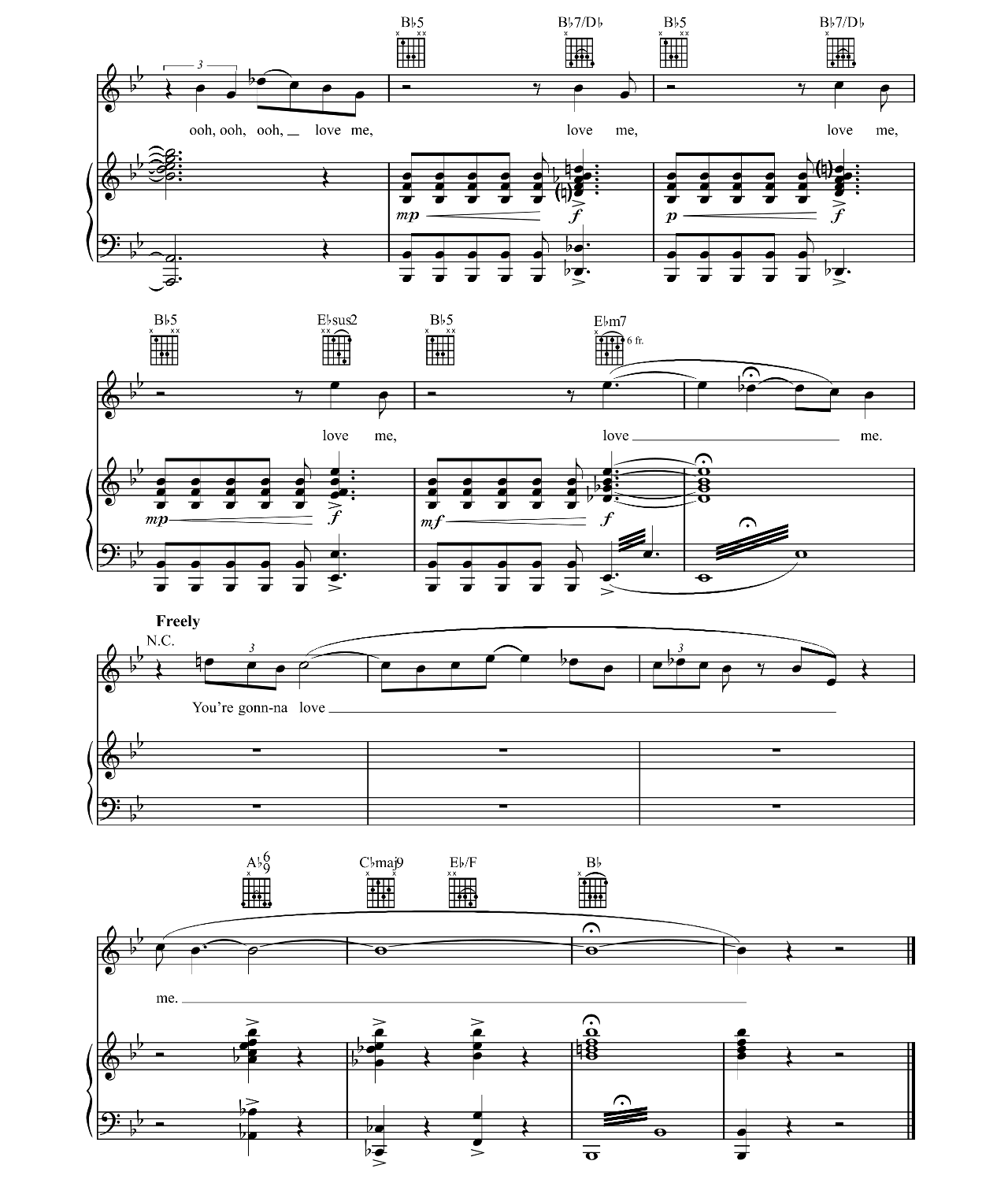 And I Am Telling You I'm Not Going sheet music 9