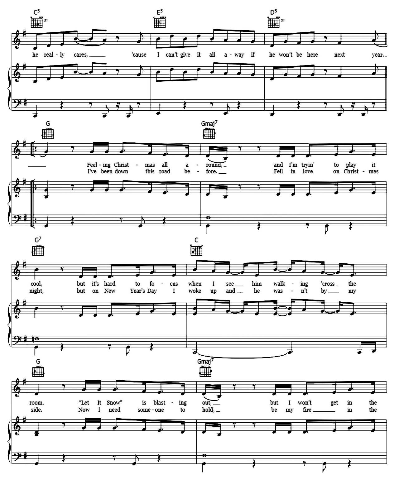 Santa Tell Me sheet music 2