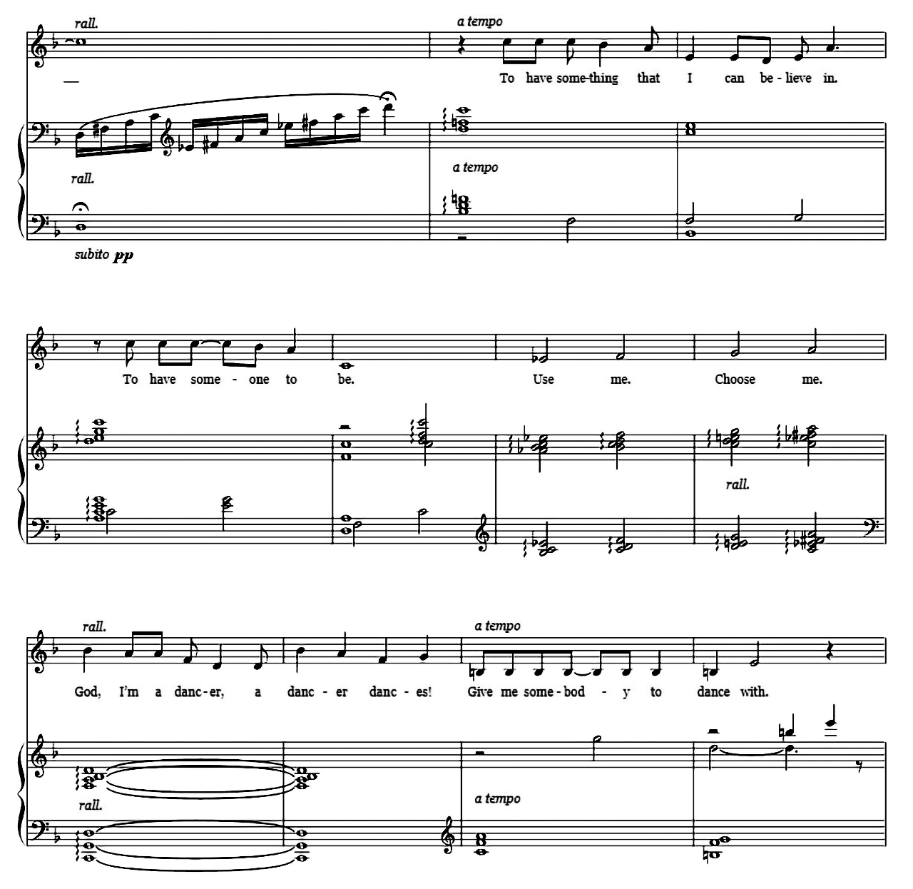 The Music And The Mirror (from A Chorus Line) sheet music 2