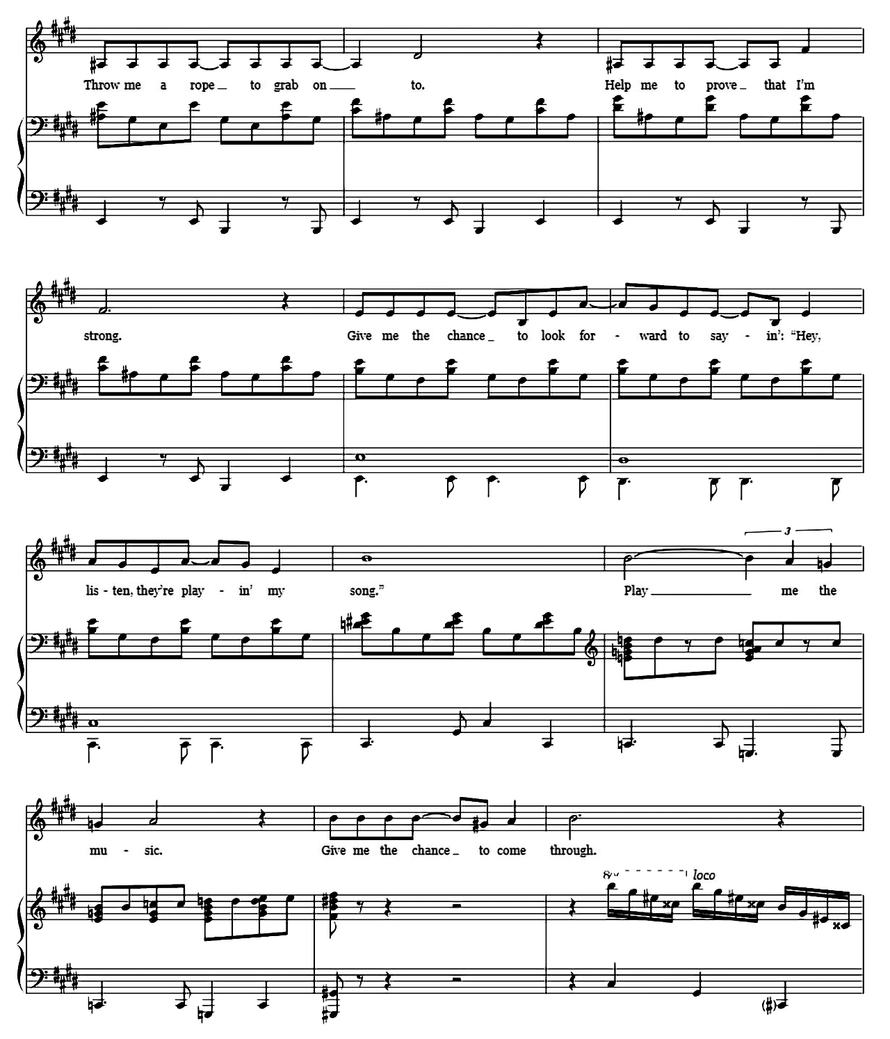 The Music And The Mirror (from A Chorus Line) sheet music 6