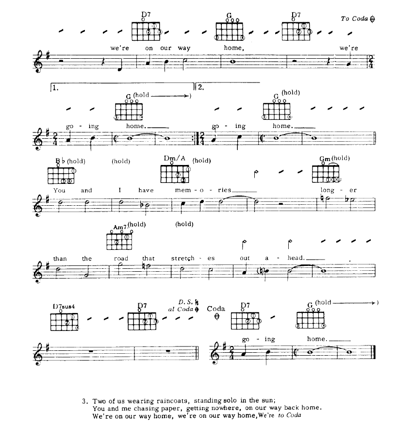 Two Of Us sheet music 2