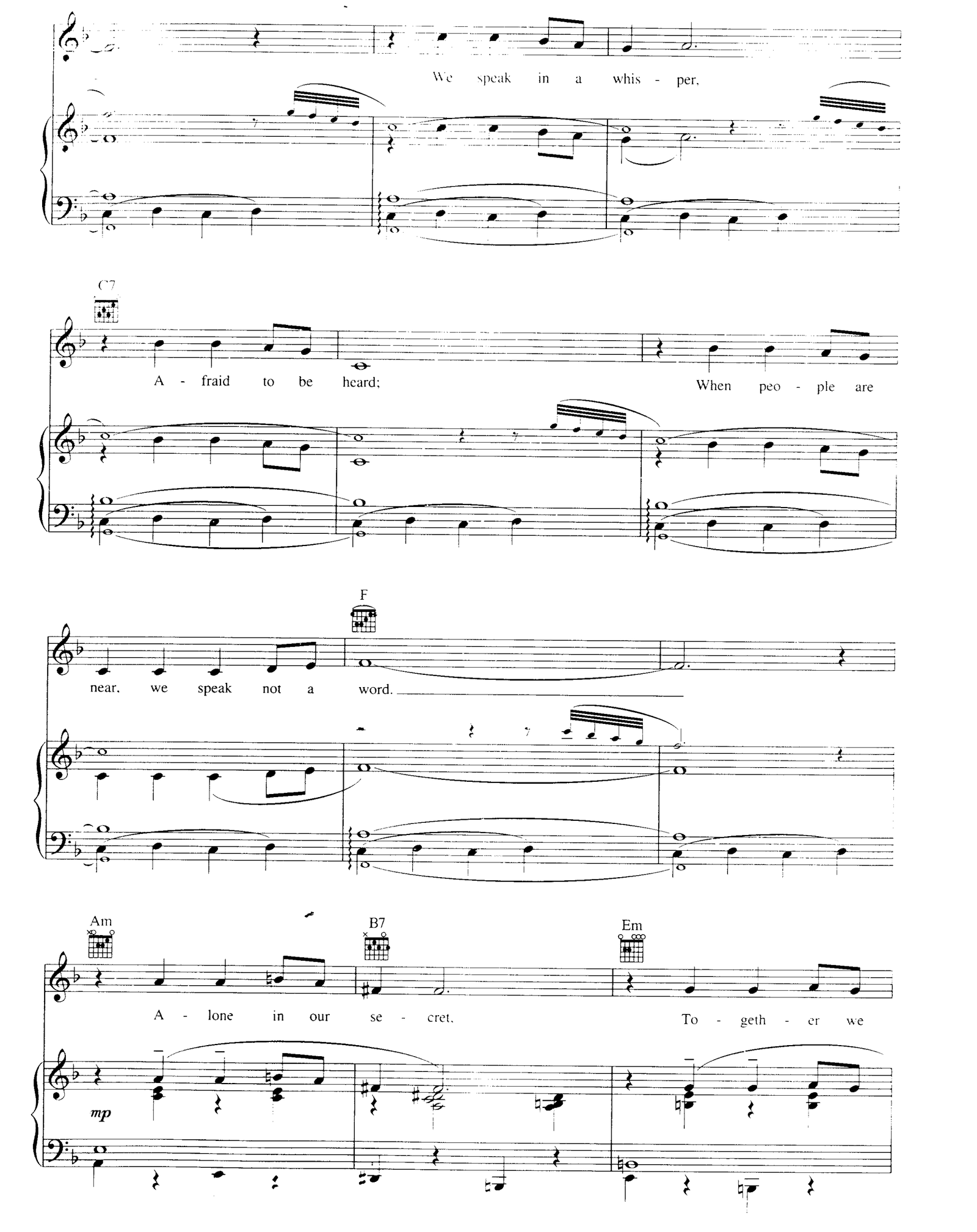 We Kiss In A Shadow sheet music 2