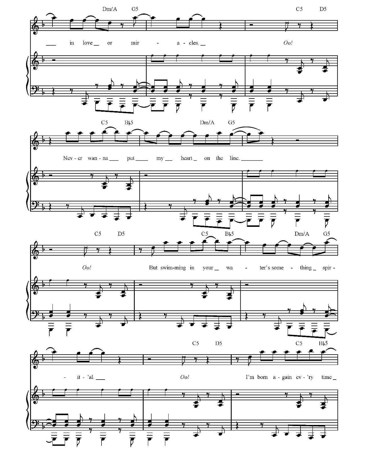 Locked Out Of Heaven sheet music 2