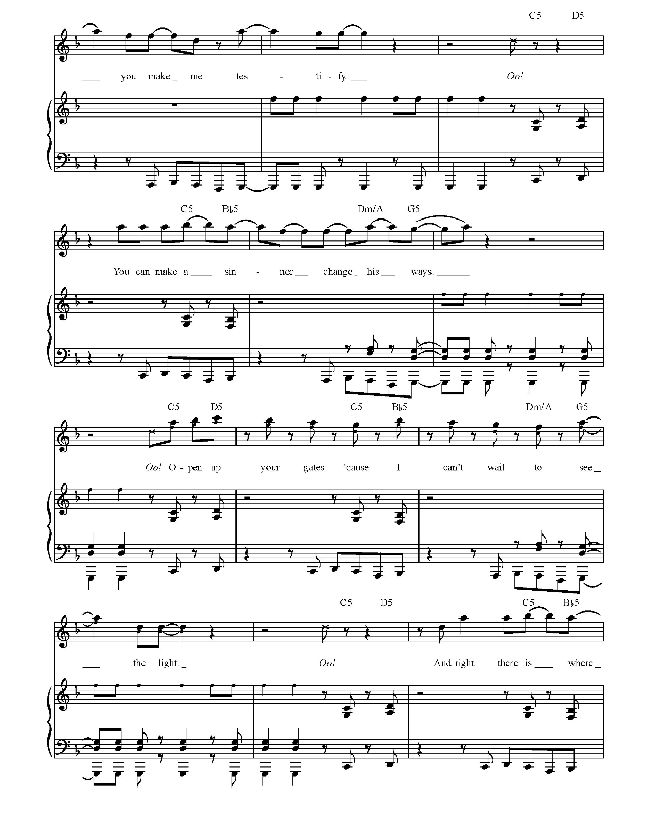 Locked Out Of Heaven sheet music 6