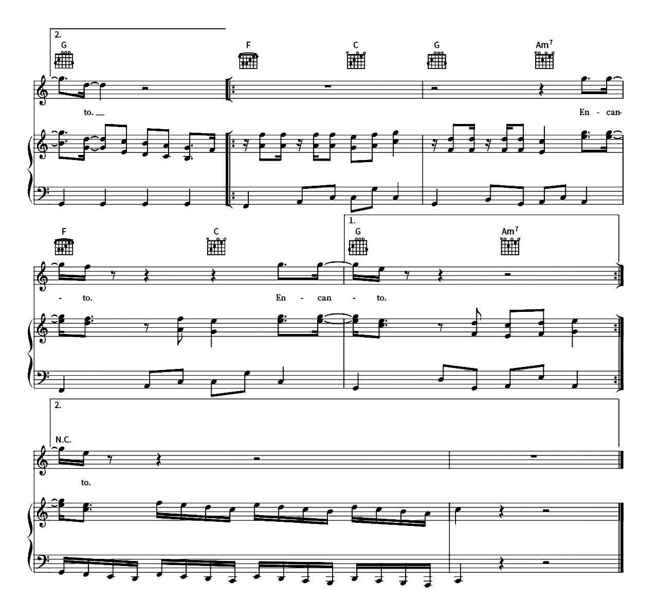 Colombia Mi Encanto (from Encanto) sheet music 6