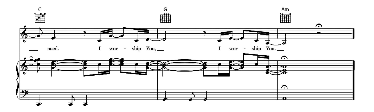 Way Maker sheet music 7