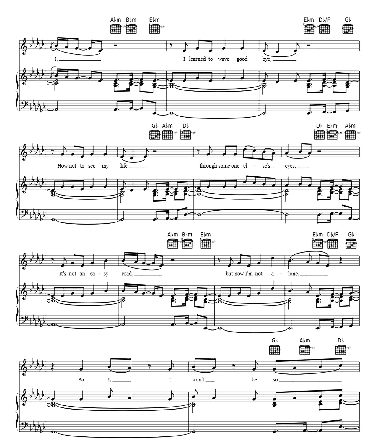 Don't Be So Hard On Yourself sheet music 5