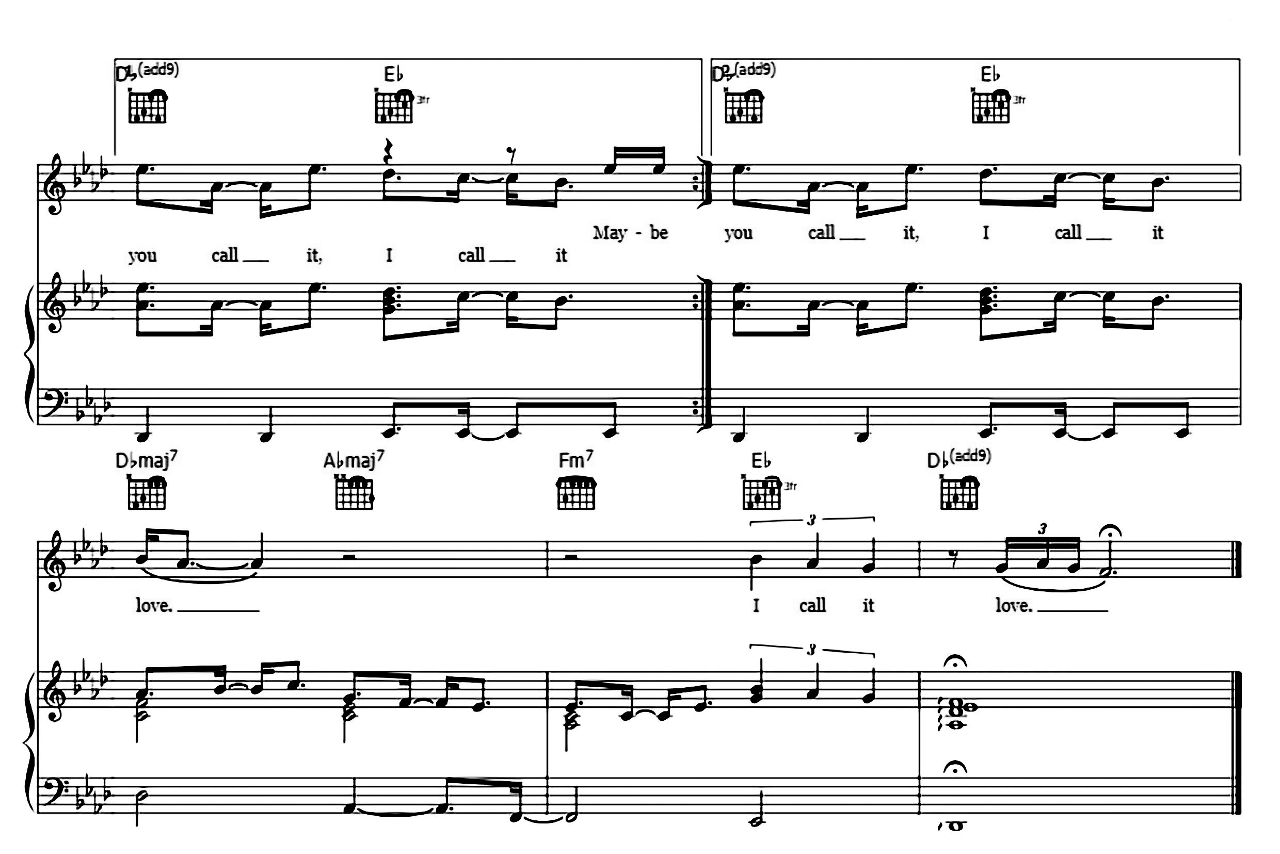 I Call It Love sheet music 7