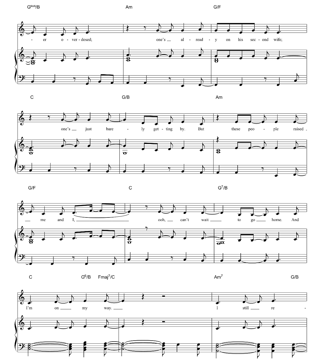 Castle On The Hill sheet music 8