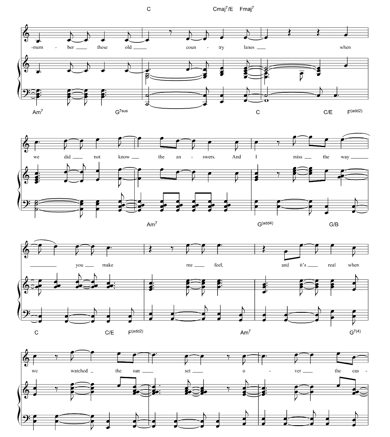 Castle On The Hill sheet music 9