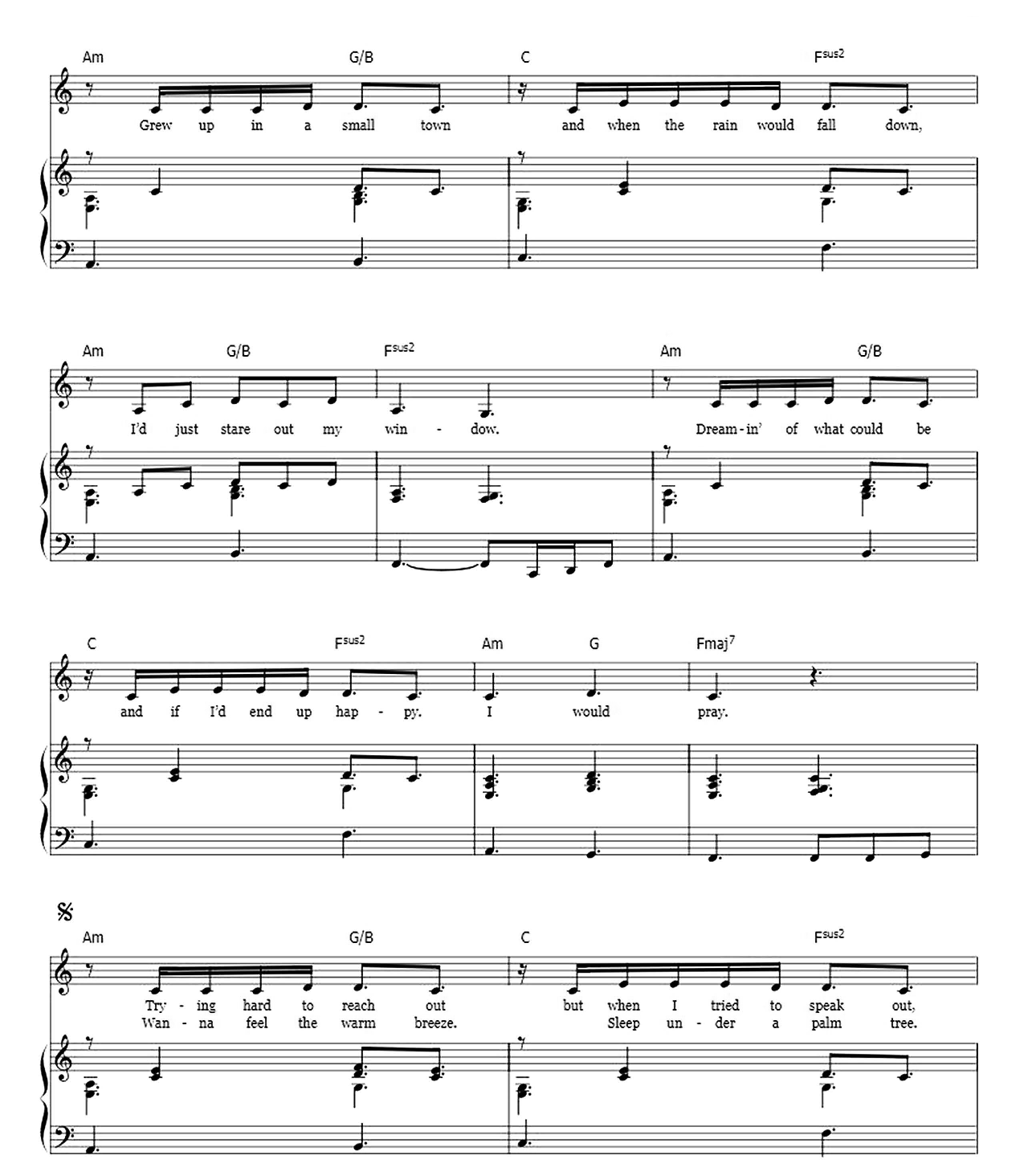 Breakaway sheet music 2