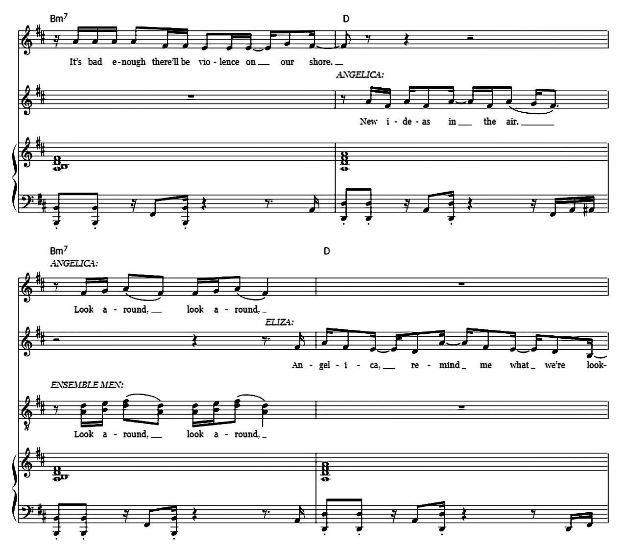 The Schuyler Sisters (from Hamilton) sheet music 6